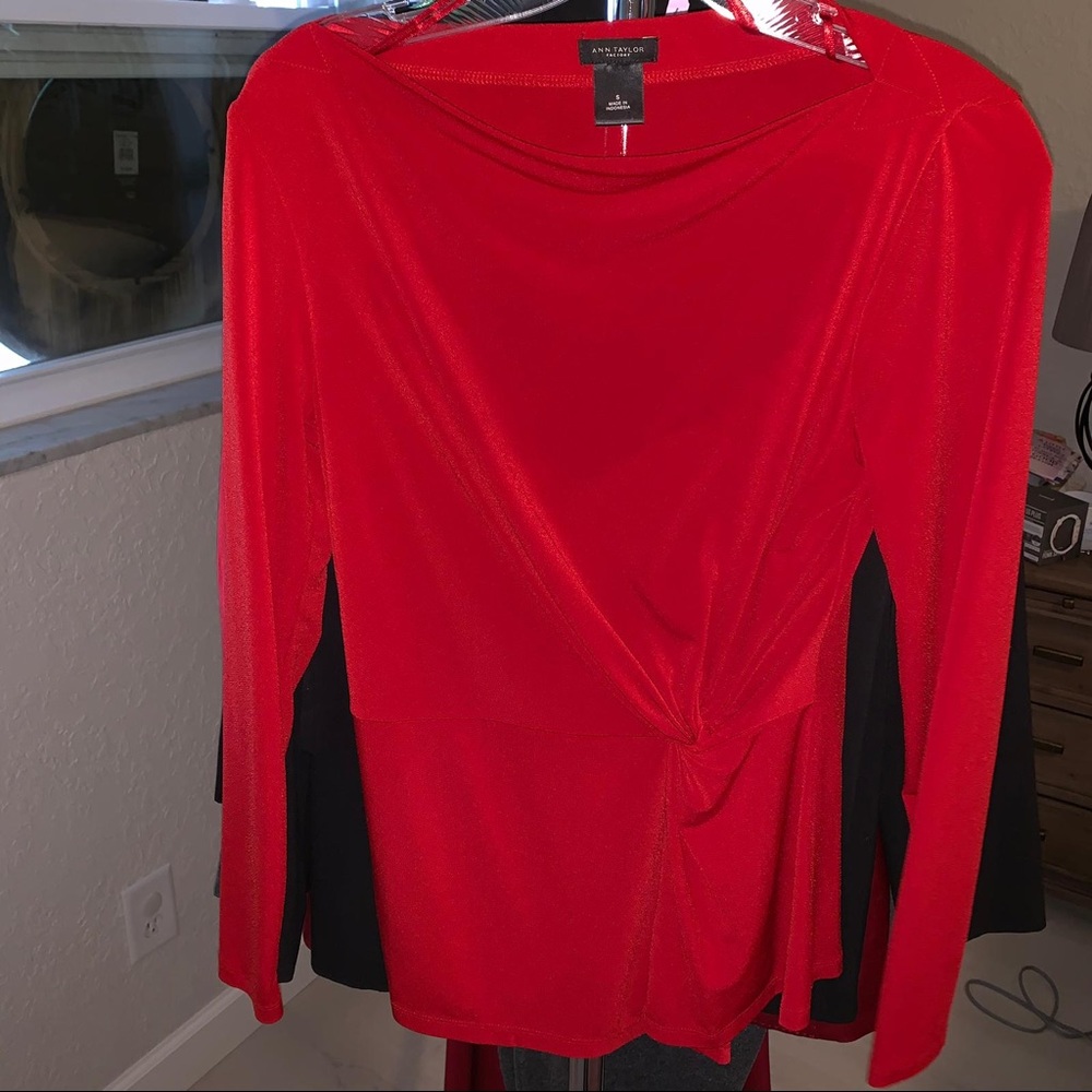 Red dress shirt